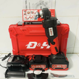 Bộ máy mài pin D&H 118V KHÔNG CHỔI THAN (KÈM PIN SẠC)